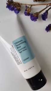COSRX Ultimate Nourishing Rice Overnight Spa Mask Multi‑Purpose Rice Sleeping Mask Intensive Overnight Nourishment Boost Glow Improve Dry Flaky Dull Skin Creamy Non‑Greasy Night Treatment 60ml