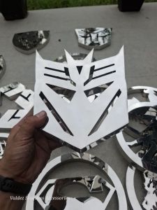 Valdez Stainless 11inches Stainless Logo Assorted CNC Cut Sold Per Piece High-Quality Stainless Metal Logo