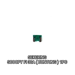 Sekering Scoopy Fi 30A Hijau (Buntung) Harga Per 1 PC - Fuse DX Micro Fuse Mikro Sekring Tusuk Tancap Kotak 30 Ampere Honda Beat 2020 Genio
