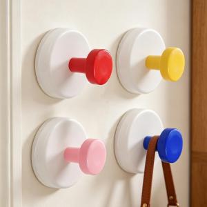 5Pcs Strong Suction Cup Hook / No Drilling Storage Hooks / for Kitchen Bathroom & Home Hanging / Removable Waterproof Wall Hooks