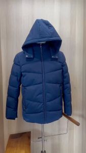 Áo phao nam 3 lớp dáng ngắn -  Áo khoác 3 lớp dáng ngắn túi kéo khóa 2 bên sườn DGCs - WAJKBC23M