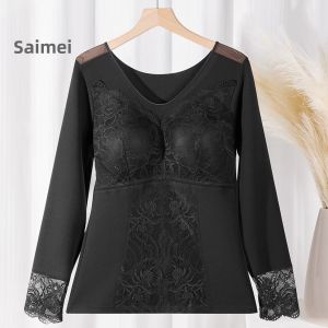 chaqi | Padded Thermal Underwear Body Shaping Slimming No Bra Needed Long Sleeve