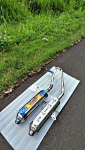 WTECH EXHAUST KNALPOT STANDART RACING MATIC STAINLESS PLUS TAMENG WTECH VERSI 02