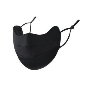 Men Women Summer UV Protection Ice Silk Cool Feeling Lightweight Sunscreen Face Mask for Outdoor Riding Cover Eye Corner Breatha