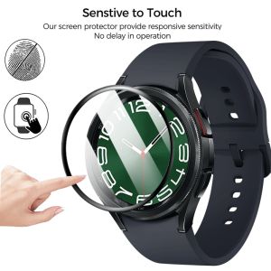 3D Screen Protector for Sumsung Galaxy Watch 6 6 Classic 43mm 47mm 40mm 44mm Flexible Protective Film Full Coverage Film Accessories