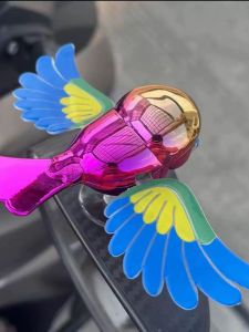 ตุ๊กตาสัตว์น่ารักสำหรับรถจักรยานยนต์ ที่แขวนในรถ หางนกที่สามารถบินได้ สไตล์สร้างสรรค์ เรียบง่าย ใช้งานง่าย สำหรับผู้ที่ชื่นชอบรถจักรยานยนต์