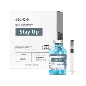 Eelhoe Whiten Copper Peptide Brightening Stay Up Ampoule Serum Hyaluronic Acid Moisturizer Serum Anti-Wrinkles  ​Essence Lifting Nourishing Remove Dark Brighten Essence (35ml)