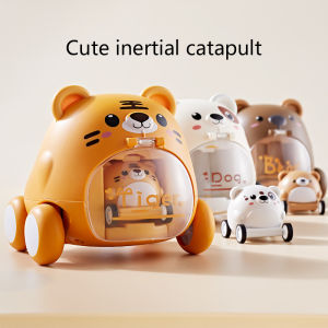 Baby Toys 1 2 Years Old Cute Pet Animal Catapult Car Toys Exercise Visual and Sensory Interest Birthday Gift Toy for Toddler Boys Girls