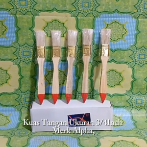 kuas tangan Uk 3/4 3/4inch 3/4in Alpha