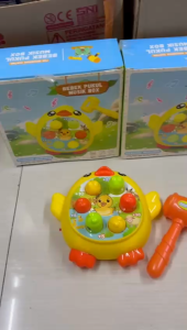 Mainan Anak Bebek Pukul Musik Palu Bebek Whack A Mole Knocking Pop It Hammer Kura Kura Pukul Musik