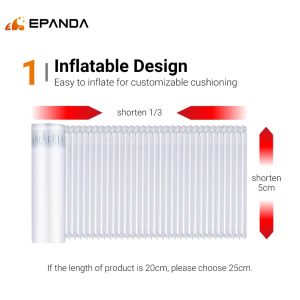 50m Bubble Wrap Air Inflatable Packaging Roll Shockproof Cushion Ecom Packing Wrap Barang Fragile