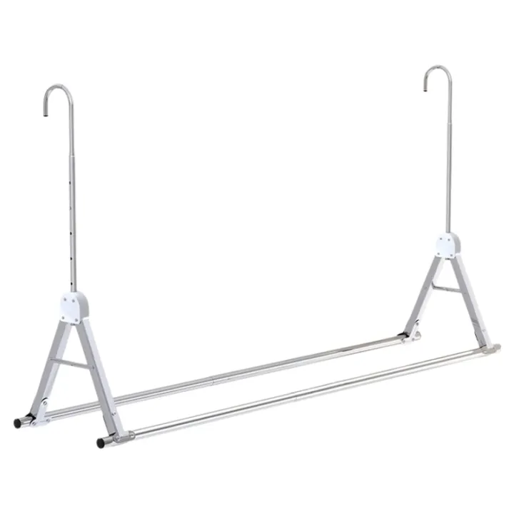 Extending Drying Rod JIAJIESHI | Adjustable Extendable Clothes Drying Rod with Dual Hangers ...