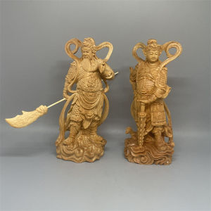 Đồ Trang Trí Bằng Gỗ Nguyên Khối Hình Tượng Thần Tài Công Thủ Công Trung Quốc Thủ Công Mỹ Nghệ Đồ Trang Trí Nhà Bằng Gỗ Hương