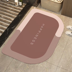 VIKAMA PVC Thảm Lót Sàn Mềm Nhanh Khô Chống Trượt Thảm Phòng Tắm Thấm Nước Thảm Cửa Chậu Vệ Sinh Để Trang Trí Nhà