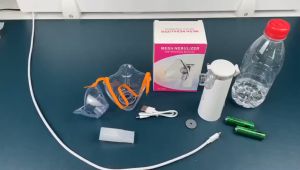 เครื่องพ่นยาเด็ก เครื่องพ่นละอองยา เครื่องพ่นยาทางการแพทย์ ยาพ่นแก้หอบหืด เครื่องพ่นยาเด็ก อุปกรณ์เครื่องฉีดน้ำเด็กผู้ใหญ่อัลตราโซนิก Nebulizer ขวดสเปรย์ยาพกพา ละอองออกซิเจน ขนาดพกพา ครอบครัว อัลตราโซนิก ทางการแพทย์