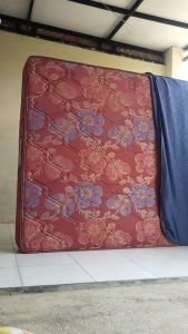 sarung busa resleting polos bahan katun embos