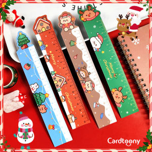 Penggaris Natal Magnet Lentur Santa Claus Snowman Christmas Ruler Xmas Cute Lucu Imut Kado Hadiah