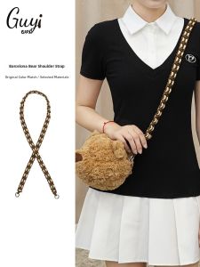 Guyi Shoulder Strap Shortening Inner Accessory for Jellycat Barcelona Bear Bag Adjustable Buckle Bag Belt Accessories