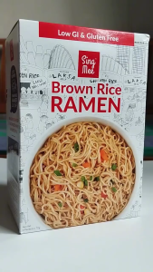 SingMee Brown Rice Ramen Noodles BUNDLE (2 Boxes 12 Pieces)