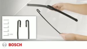 Gạt mưa ô tô xe hơi cao cấp thân mềm không xương lưỡi gạt Silicone êm sạch.