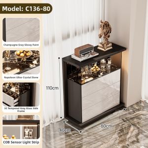 Minimalist Luxury Italian Style Storage Cabinet High-End