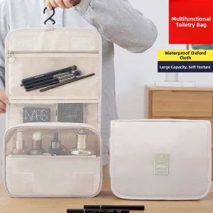 ZHIZHOU | Waterproof Hook Folding Hanging Oxford Cloth Toiletry Bag