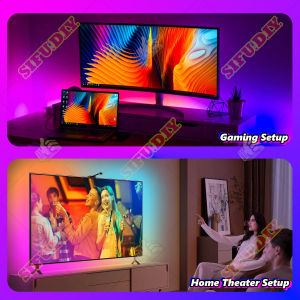 【SUPER THIN】 LED Strip Light LED Light Strip Color Lighting For Room / Gaming / Restaurant / Bar 【Remote Control】