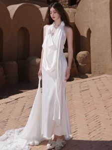 Beachside Tildar Dress Womens Elegant Floral Neck Hanging Skirt V-neck High-waisted Asymmetrical Lightweight Polyester