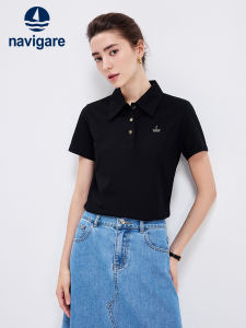 Navigare | Mulberry Silk Stretch Summer Thin Polo
