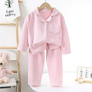 Long Sleeve DeLun Warm Childrens Homewear Set 2-Piece