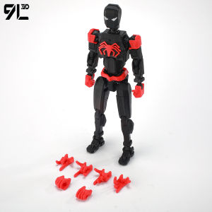 Bandai | 9L3D Printed Dynamic Web-patterned Warrior Red Blue Black Red Cool Battle Suit Swift Mysterious Hero Model Dummy13 Lucky13 Gifts