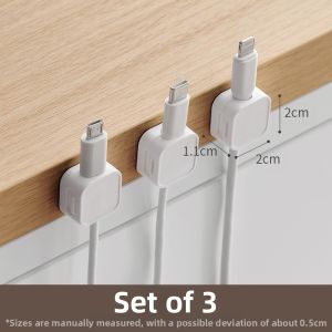 LANJIAOLUO | Desktop Organizer Cable Management Device with Clamps