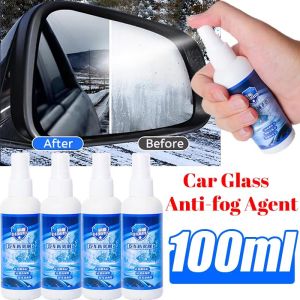 สารป้องกันการเกิดฝ้า2ชิ้นกระจกรถยนต์100มล. สารสเปรย์ไล่แมลงน้ำกระจกหน้ารถกระจกกันฝนด้านหลังการเคลือบสเปรย์ฉีด