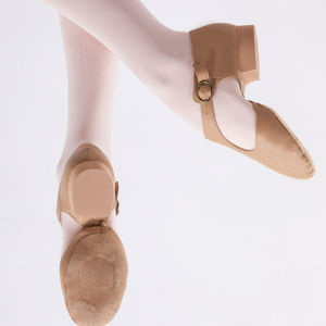 Dttrol Jazz Dance Shoes Womens Soft Bottom Pig Skin Sandals Professional Dance Teachers Shoes with Laces for Modern Dance