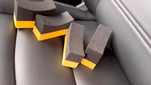 Mút Xốp Chữ Nhật Đánh Bóng Xe Vàng Đen Bọt Biển Quét Bóng Lốp Dung Dịch Chăm Sóc Xe