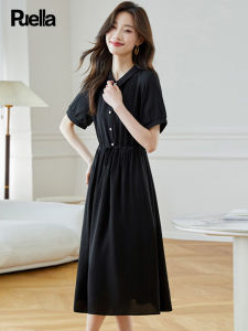 puella | French Retro Hedi Slimane Style Chiffon Dress