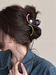 Kẹp Tóc Cỡ Lớn Không Đều Màu Mới 2025 Cho Nữ Kẹp Tóc Sau Đầu Cao Cấp Kẹp Tóc Cá Mập Thời Trang Phụ Kiện Tóc Kẹp Tóc