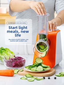 Finetek Kitchen Tool For Home Slicer Multi-Function Vegetable Cutting Electric Cooking Machine Sliced Carrot Shredding Machine