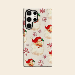 Vintage Santa Claus Luxury Fashion Full Lens Protective Case for Samsung Galaxy S26 S25 S24 A56 A36 Plus Ultra