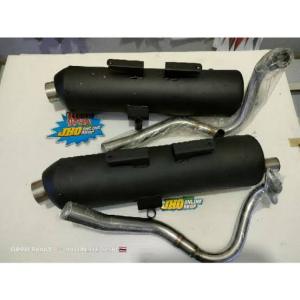 TERMURAH KNALPOT CMS PREMIUM SUARA ADEM BASS PEMAKAIAN MOTOR BEAT MIO VARIO GENIO FINO SCOOPY