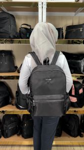 Peonia PNA MOKHA Water Resistant Tas Ransel Extra Besar Wanita Laptop Backpack Punggung Kantor Kerja Sekolah Kuliah Outdoor Trendy Fashion Style Travel Casual Anak Remaja Perempuan Cewek Selempang Bag