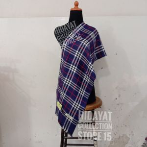 Syal pashmina kotak-kotak premium chasmere/ pashmina import/ syal /scarf /selendang selempang /hijab /shawl wanita /aksesoris muslim / fashion wanita