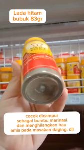 Koepoe Koepoe Lada Hitam Bubuk Black Pepper Powder 83gr Halal