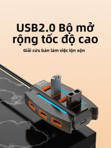 Earise | USB Docking Station One To Ten Laptop Multi Port High Speed Splitter Desktop Extension Expander USB Plug Multi Function Extended Cable HUB External U Disk Printer Hub