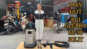 Máy hút bụi khô ướt công nghiệp 30 lít Clepro S1