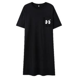 Váy ngủ nữ MiiOW Cat Person  vải cotton thoáng khí rộng rãi thoải mái - mùa hè