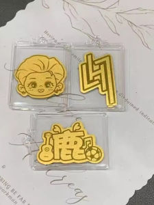 Gold 3mg Deer Mobile Phone Sticker 999 Concert Support Material One Deer Has You LH7 Gold Sheet Digital Accessories