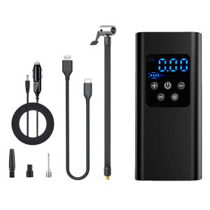 【Fast delivery】 Car Air Compressor with 150PSI Capacity Digital Display for Precise Inflation Compact and Lightweight for Easy Handling