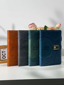 365 Days Planner Notebook Weekly Monthly 2026 Plan Book PU Hard Cover Schedule Notepad Stationery