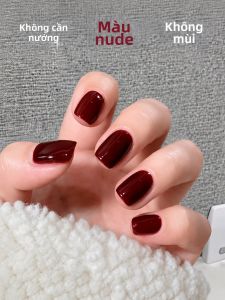 CHUBEISHI | Sơn Móng Tay Không Độc Tính Ch cherry Red Khô Nhanh